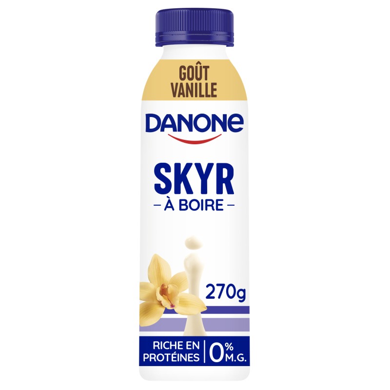 Skyr à boire à la vanille 0%MG 270g