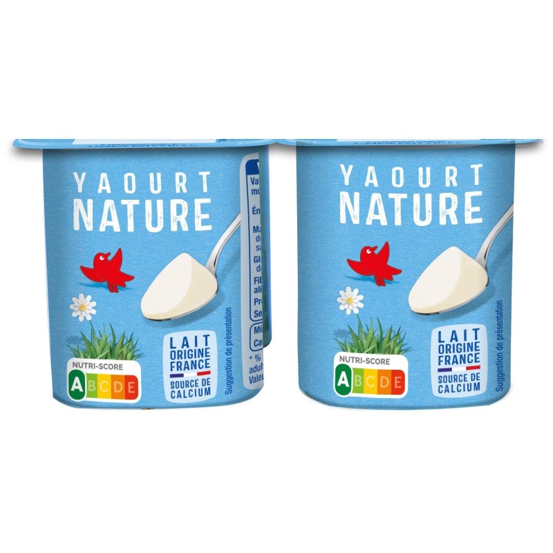 Yaourt nature 4x125g
