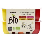 Fromage Frais Fraise Framboise Abricot Banane 12x50g