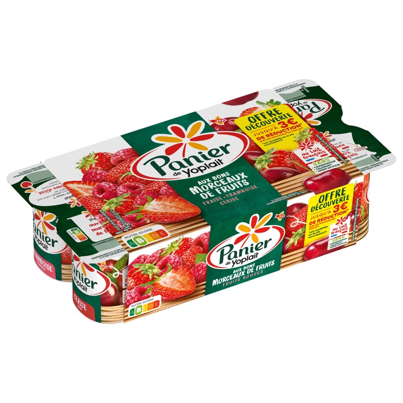Yaourt aux Fruits Rouges 8x125g