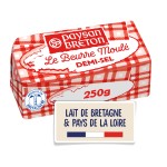 Le beurre moulé demi sel 80%MG 250g