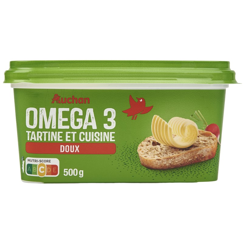 Omega 3 Margarine tartine et cuisine doux 500g