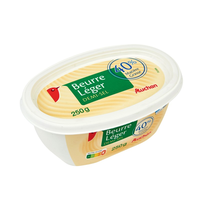 Beurre Léger Demi-Sel 40% MG 250g