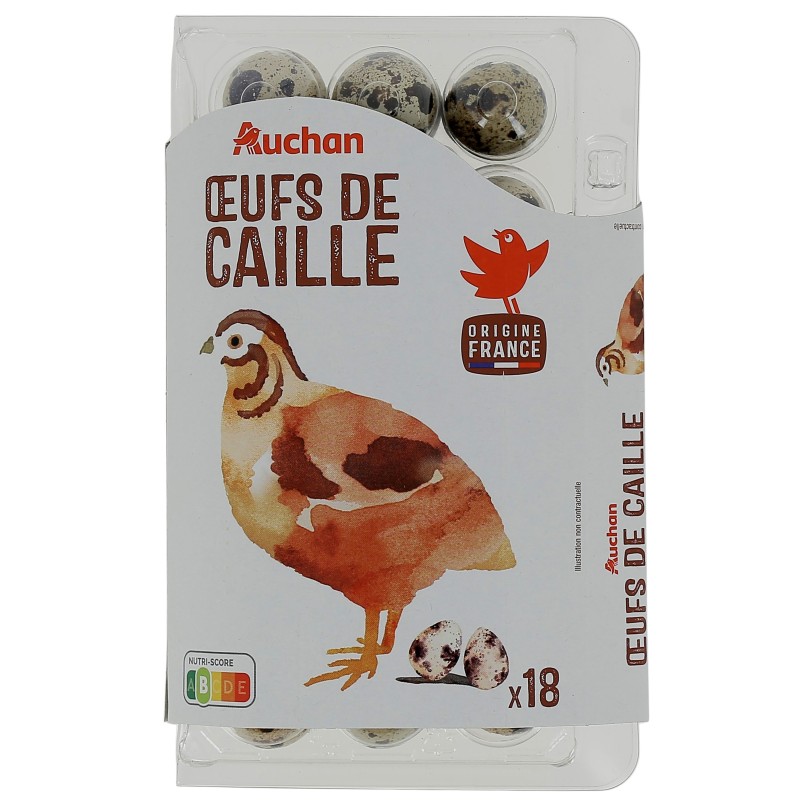 Oeufs de Caille x18