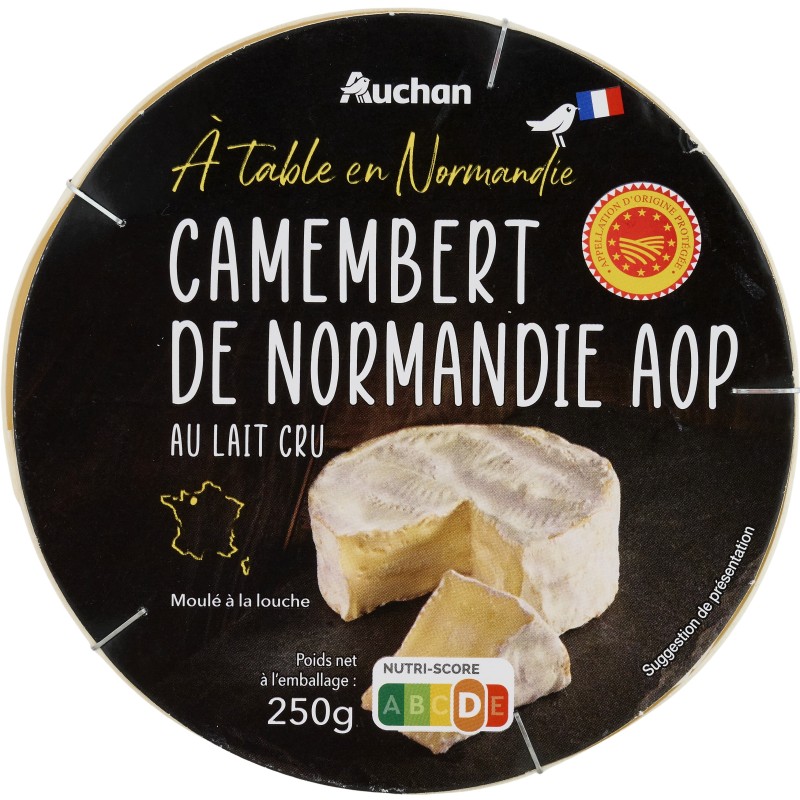 Camembert de Normandie AOP moulé à la louche 250g