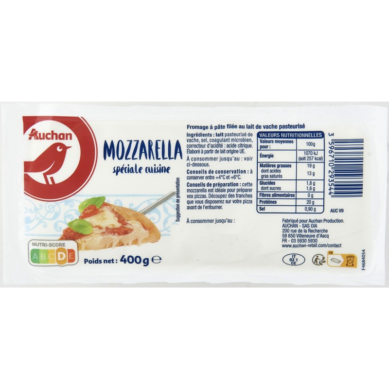 Mozzarella Spéciale Cuisine 400g