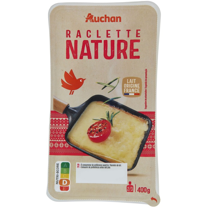 Raclette nature 16 tranches 400g