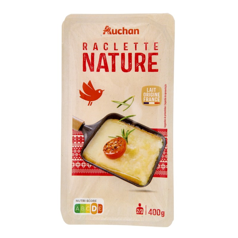 Raclette nature 16 tranches 400g