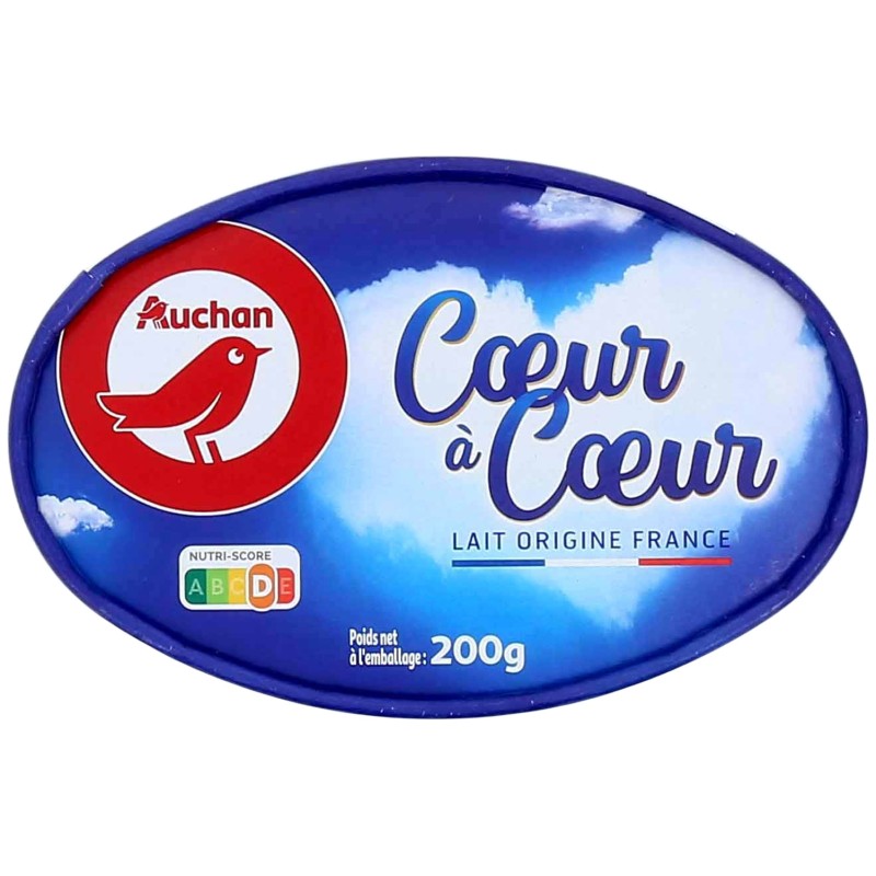 Fromage coeur à coeur tendre et crémeux 200g