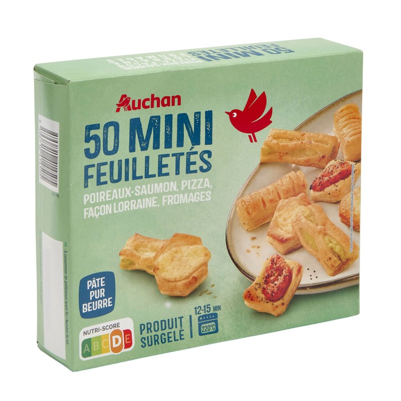 Feuilletés minis x50 480g