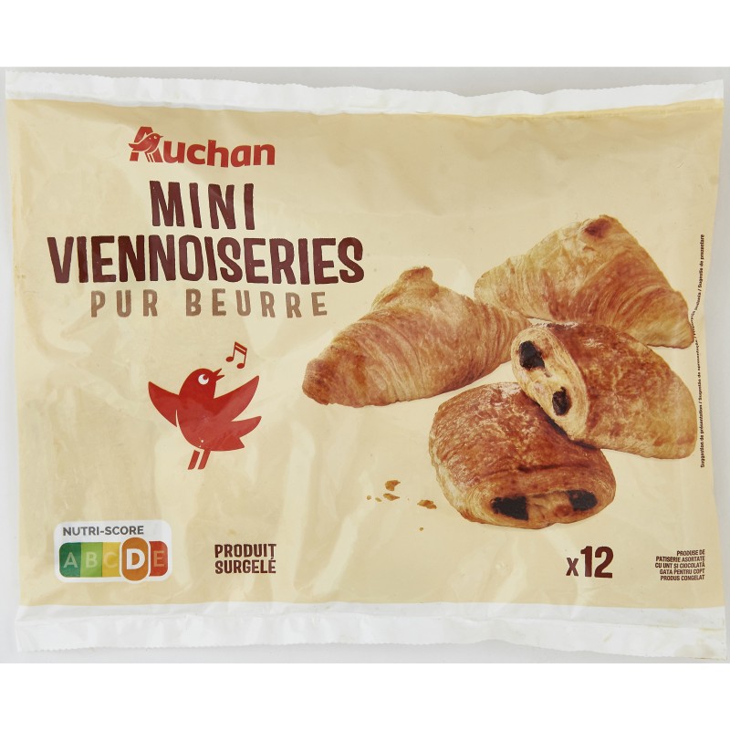 Assortiment Mini Viennoiserie Pur Beurre x12 300g
