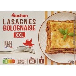 Plat lasagnes à la bolognaise XXL 450g