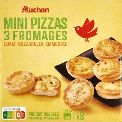 Mini Pizza 3 Fromages x9 270g