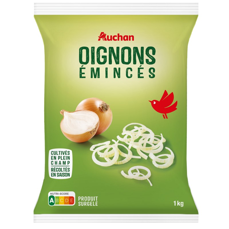 Oignons émincés 1kg