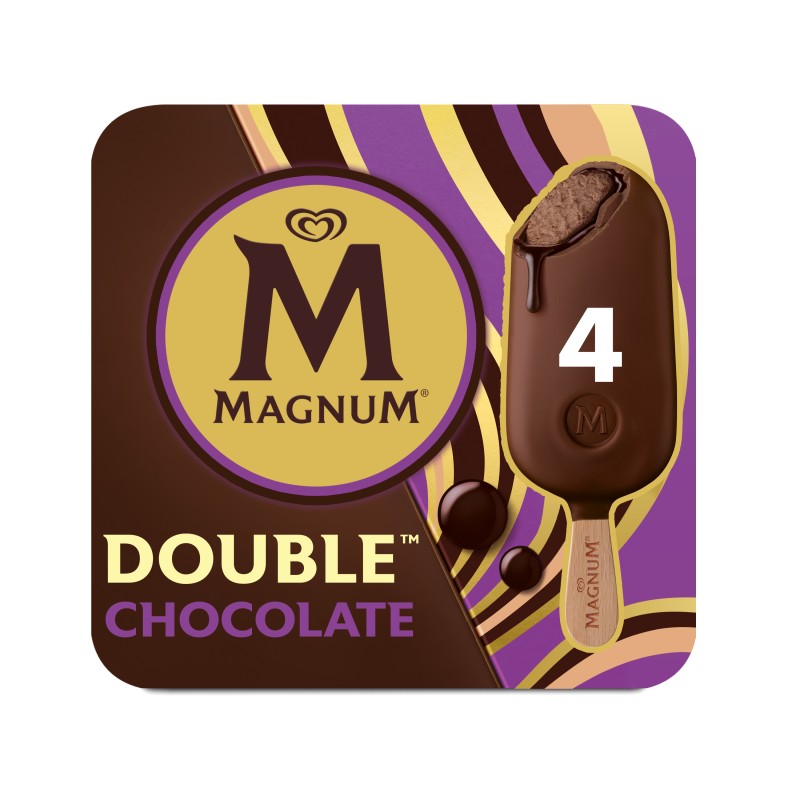 Glace Double Chocolat x4 284g