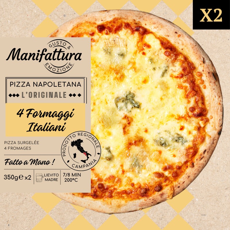 Pizza 4 fromages 2x350g
