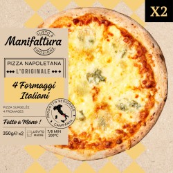 Pizza 4 fromages 2x350g