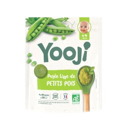 Purée lisse de petits pois bio dès 4 mois 400g