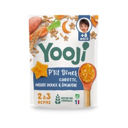 P'tit diner carotte patate douce et épeautre bio dès 8 mois 300g