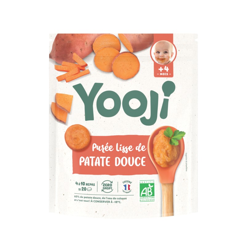 Purée lisse de patate douce bio dès 4 mois 400g