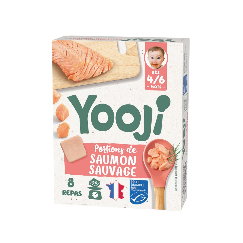 Galets de saumon sauvage MSC dès 4 mois x8 80g