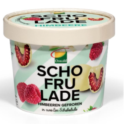 Framboises enrobées de chocolat blanc 130g