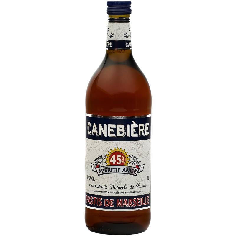 Canebière Pastis de Marseille 45% 1l