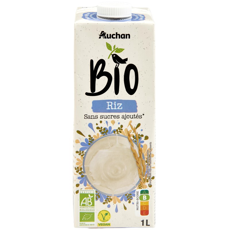 Boisson au Riz sans Sucres Ajoutés 1l