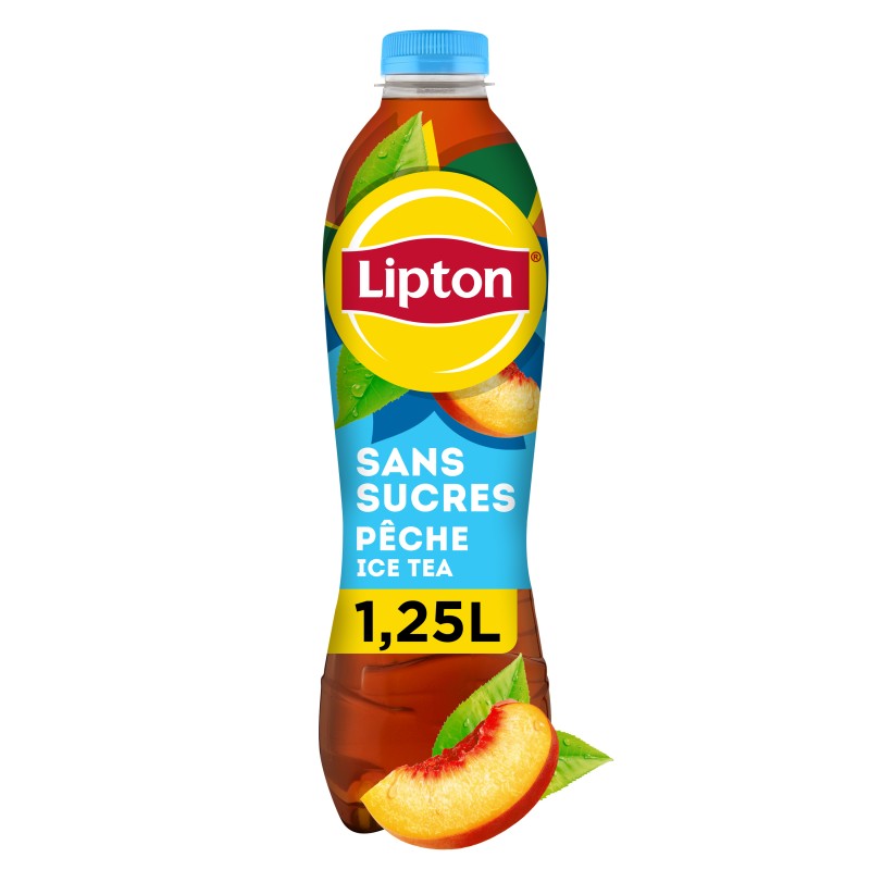 Ice tea pêche sans sucres 1.25l