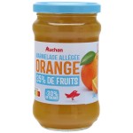 Marmelade allégée orange 35% de fruits 340g
