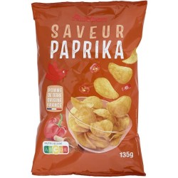 Chips saveur paprika 135g