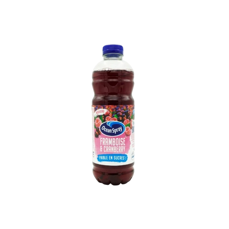 Boisson Cranberry Framboise sans sucre ajouté 1l