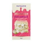 Tablette de chocolat blanc barbe à papa vanille et pistache 90g