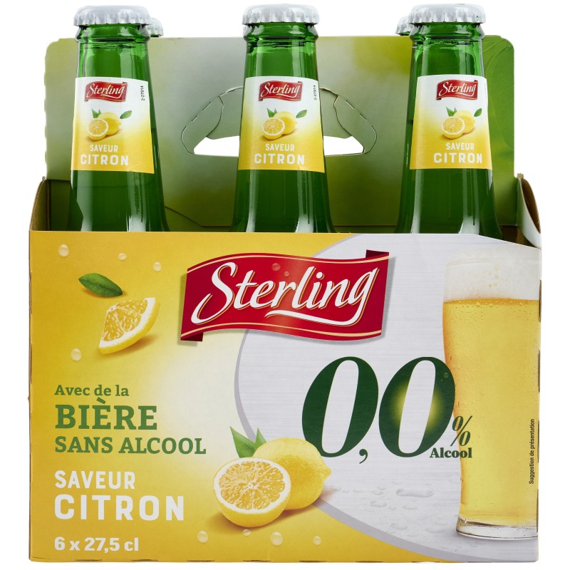 Bière aromatisée citron 0% 6x27.5cl