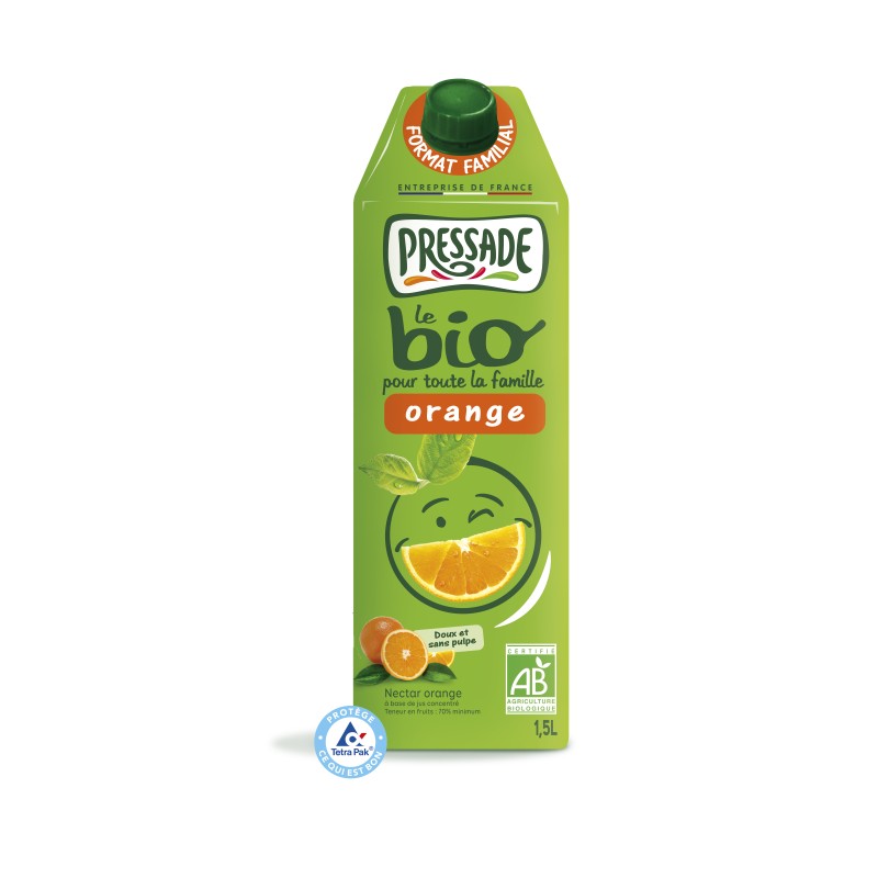 Bio Nectar d'orange sans pulpe 1.5l