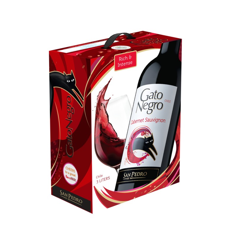 Gato Negro Cabernet Sauvignon Chile 13% 3l