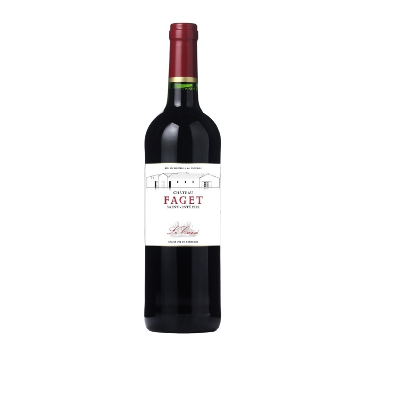 Vin rouge Saint-Estèphe Château Faget Le Croisé AOC 12.5% 75cl