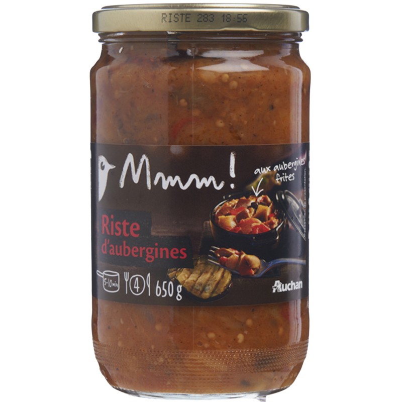 Riste d'aubergines 650g