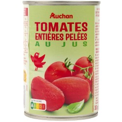 Tomates entières pelées avec jus 238g