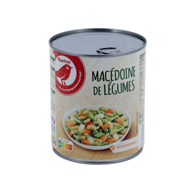 Macédoine de légumes 530g