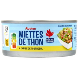 Miettes de Thon à l'Huile de Tournesol 160g