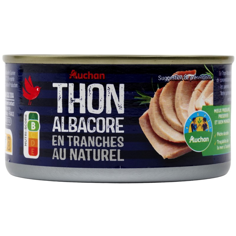 CULTIVONS LE BON Thon Albacore au Naturel 140g