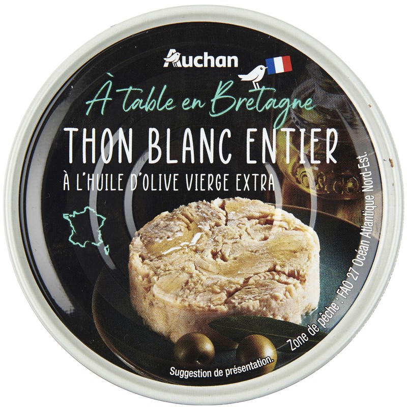 Thon Blanc en Tranches à l'Huile d'Olive 160g