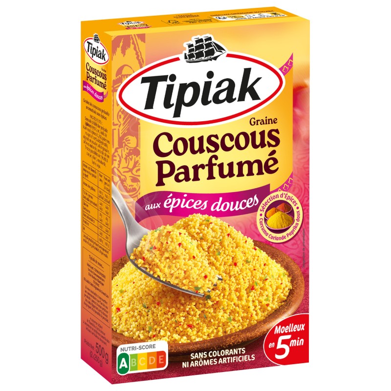 Graine Couscous Parfumé aux Epices Douces 2x250g