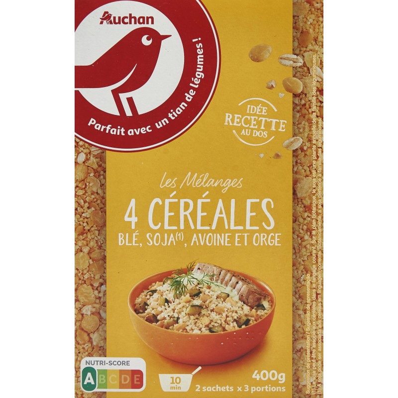 Mélange 4 Céréales Nature 400g