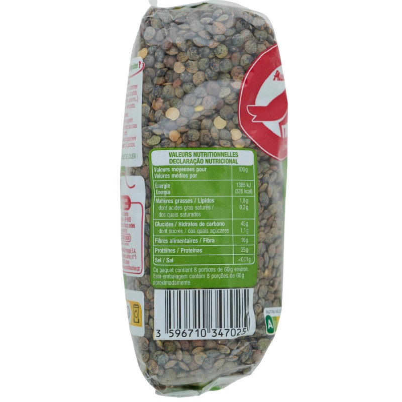 Lentilles Vertes 500g