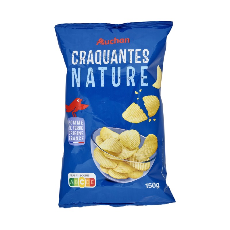 Chips extra craquantes ondulées nature 150g