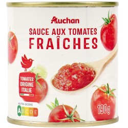 Purée de Sauce Tomates Fraîches 190g