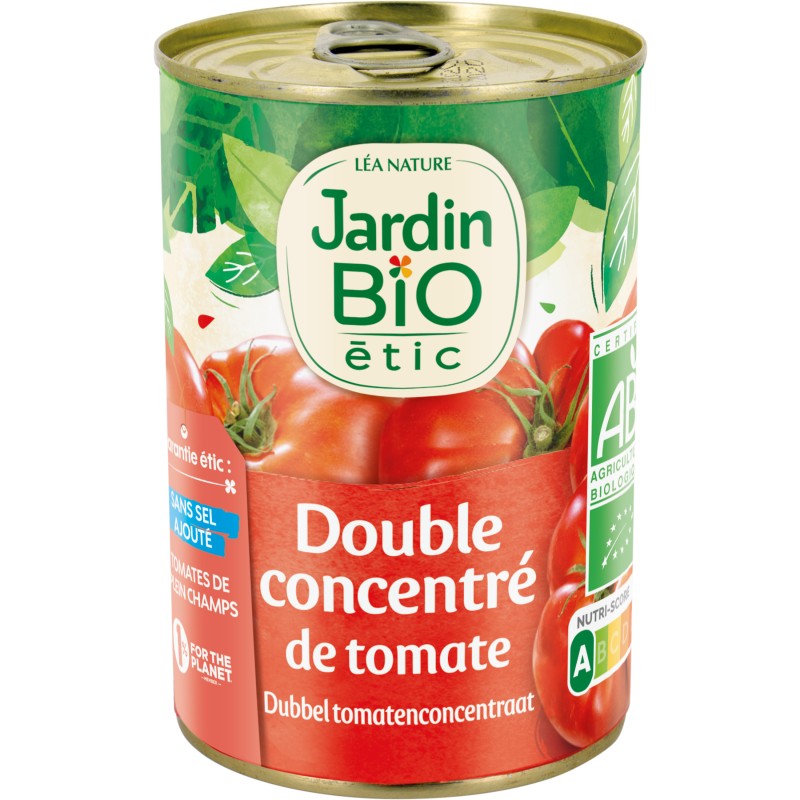 Le Jardin Bio Double Concentré de Tomate 140g