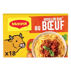 Bouillon kub de boeuf x18 180g